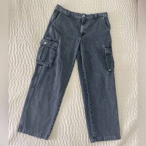 Madewell Black Cargo Jeans